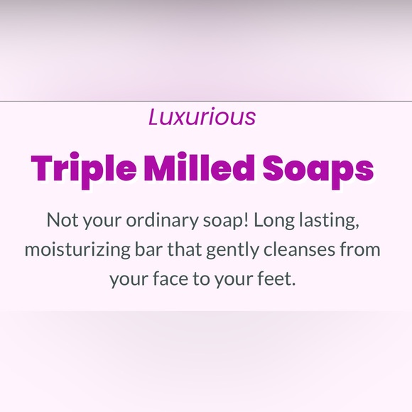 5oz Bar Soap Choose Your Favorite Scent All Natural & Triple Milled - Picture 9 of 13